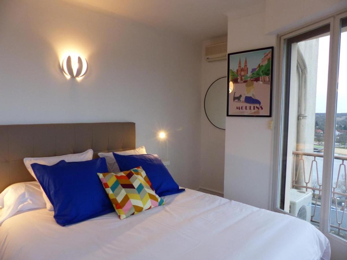 Appartement Panoramique Au Centre De Moulins Avec Terrasse, 2 Chambres, Et Equipements Modernes - Fr-1-489-412 Екстериор снимка