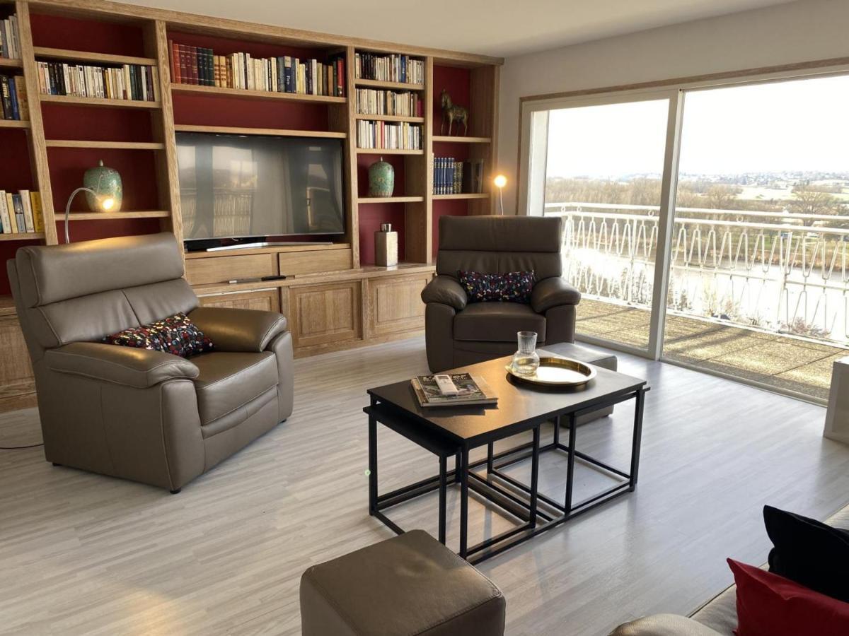 Appartement Panoramique Au Centre De Moulins Avec Terrasse, 2 Chambres, Et Equipements Modernes - Fr-1-489-412 Екстериор снимка